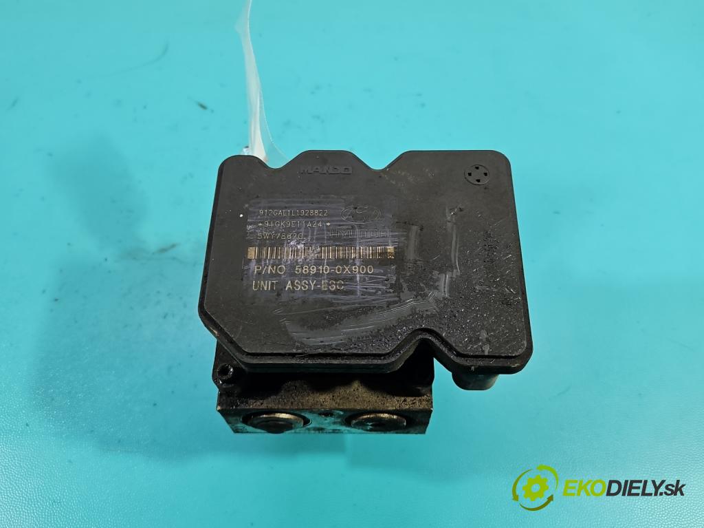 Hyundai I10 I 2008-2013 1.2 16V 78 HP manual 57,3 kW 1248 cm3 5- čerpadlo abs 58910-0X900 (Pumpa ABS)