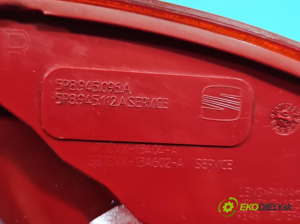 Seat Altea 1.6 SR XL 102 hp manual 75 kW 1595 cm3 5- světlo zadní pravé 5P8945096A (Klika dveří ostatní)