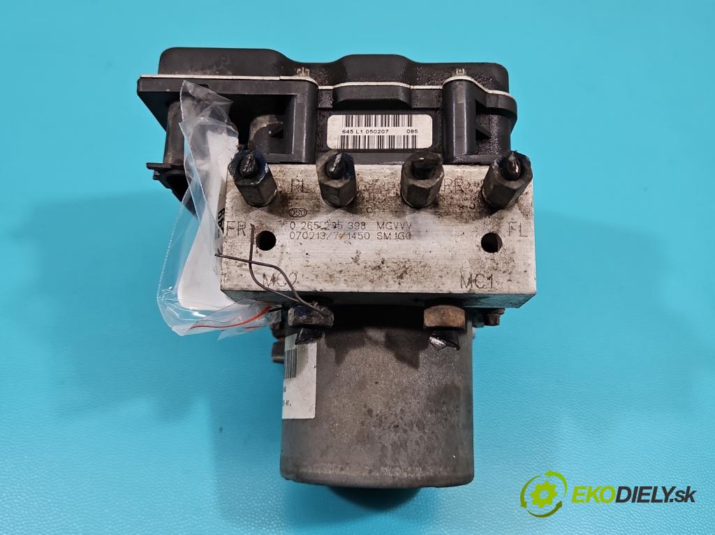 Honda Civic VIII 2006-2011 2.1 i-CTDi 141 HP manual 104 kW 2131 cm3 5- čerpadlo abs 0265235398 (Pumpa ABS)