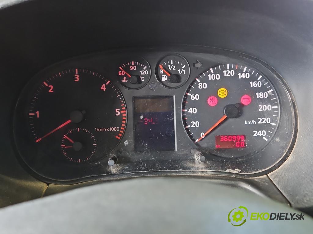 Audi A3 8L 1996-2003 1.9 tdi 90 HP manual 66 kW 1896 cm3 3- prístrojovka/ budíky 8L0919880 (Prístrojová doska)