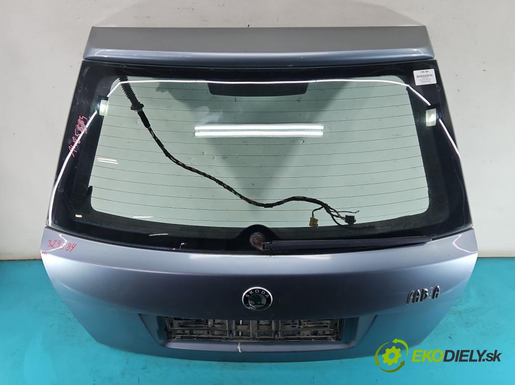 Skoda Fabia I 1999-2007 1.4 16v 75 hp manual 55 kW 1390 cm3 5- zadní kufrové dveře  (Zadní kapota (kufr))