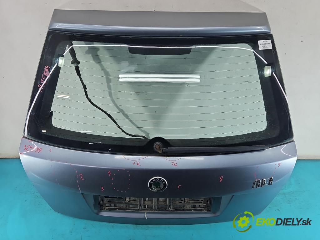 Skoda Fabia I 1999-2007 1.4 16v 75 hp manual 55 kW 1390 cm3 5- zadní kufrové dveře  (Zadní kapota (kufr))