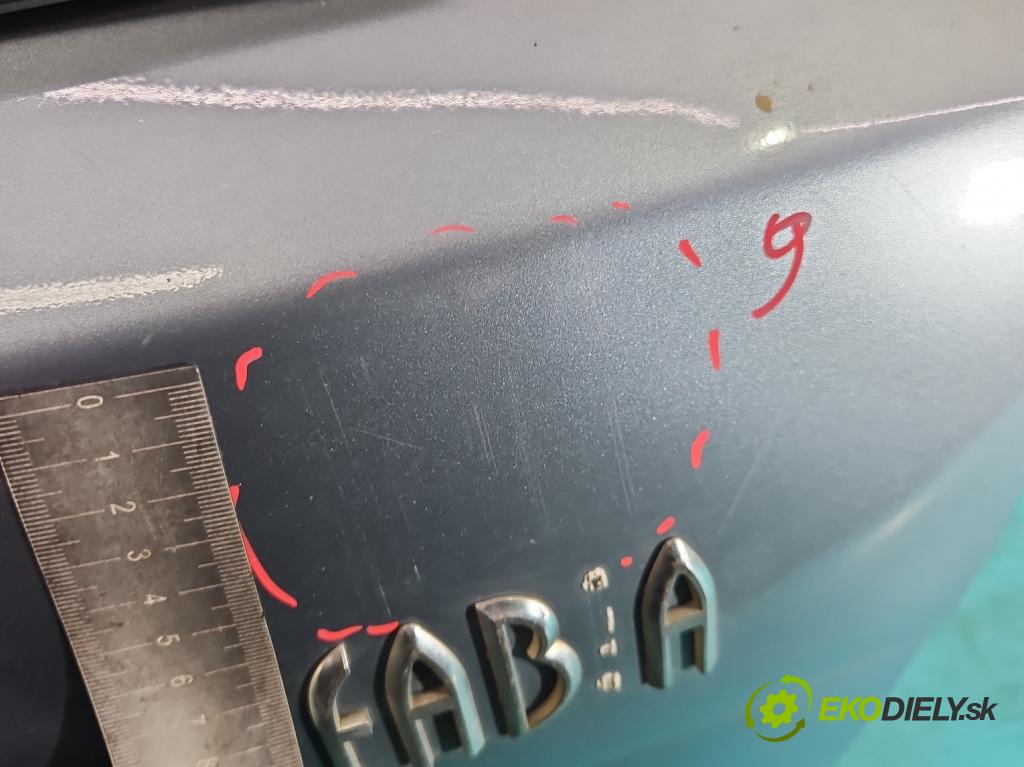 Skoda Fabia I 1999-2007 1.4 16v 75 hp manual 55 kW 1390 cm3 5- zadní kufrové dveře  (Zadní kapota (kufr))