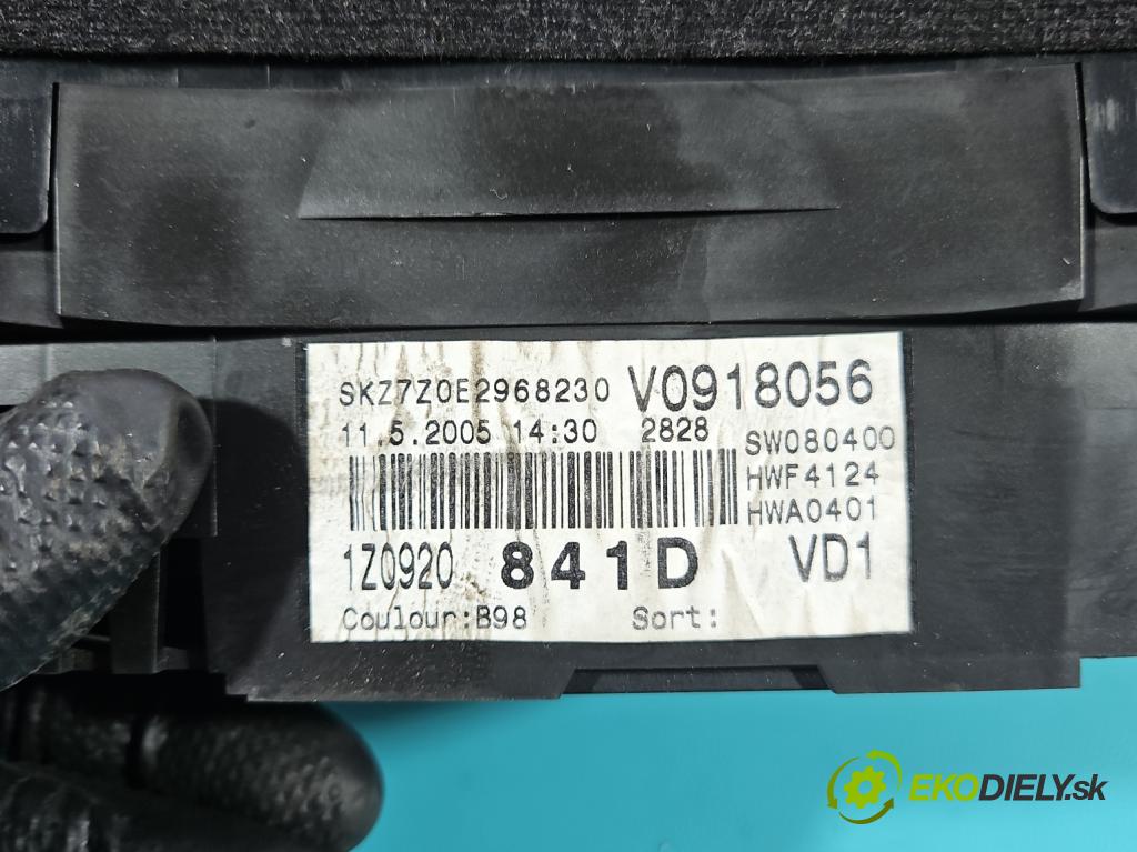 Skoda Octavia II 2004-2013 2.0 tdi 140 HP manual 103 kW 1968 cm3 5- prístrojovka/ budíky A2C53088698 (Prístrojová doska)