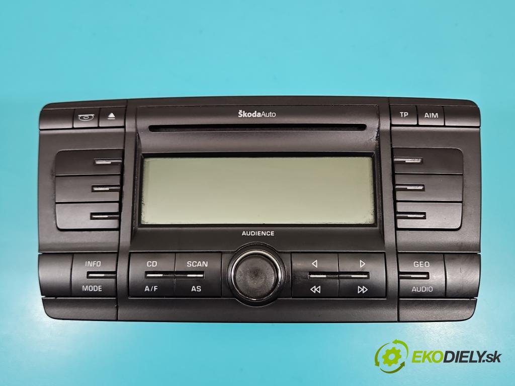 Skoda Octavia II 2004-2013 2.0 tdi 140 HP manual 103 kW 1968 cm3 5- Radio originál 1Z0035156A