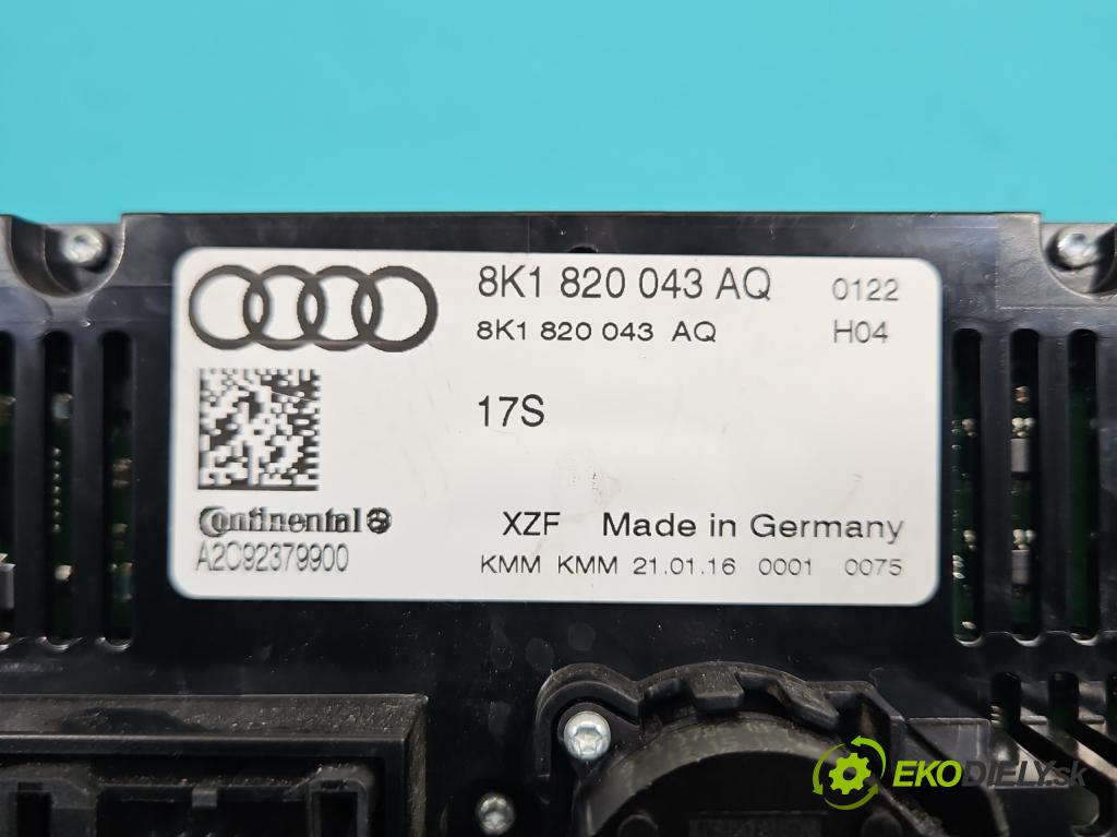 Audi Q5 2008-2016 2.0 tfsi: 220KM automatic 162 kW 1984 cm3 5- panel kúrenia 8K1820043AQ