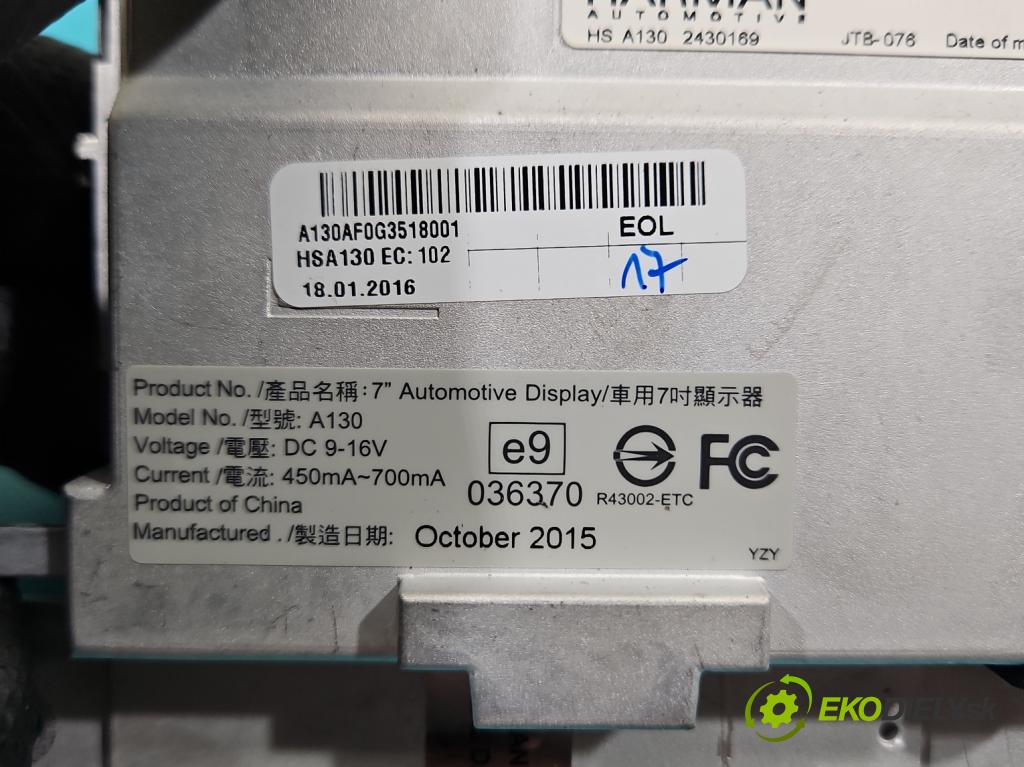 Audi Q5 2008-2016 2.0 tfsi: 220KM automatic 162 kW 1984 cm3 5- Zobrazit: 8R0919604A (Prístrojová doska)