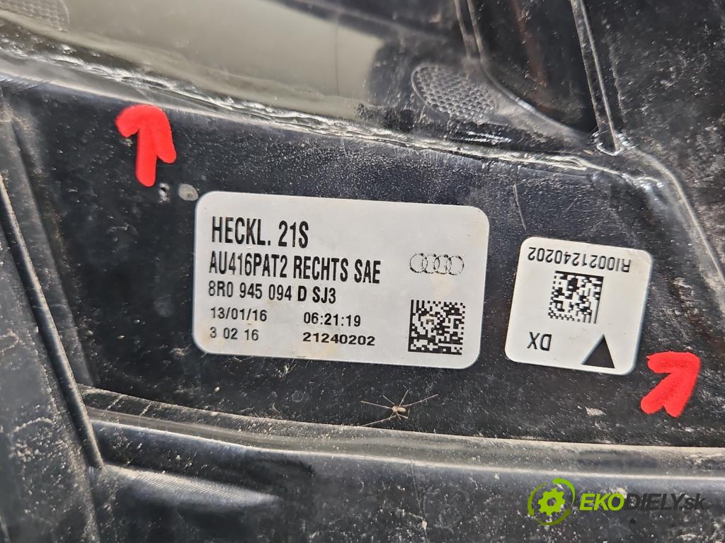 Audi Q5 2008-2016 2.0 tfsi: 220KM automatic 162 kW 1984 cm3 5- světlo zadní pravé 8R0945094D (Klika dveří ostatní)