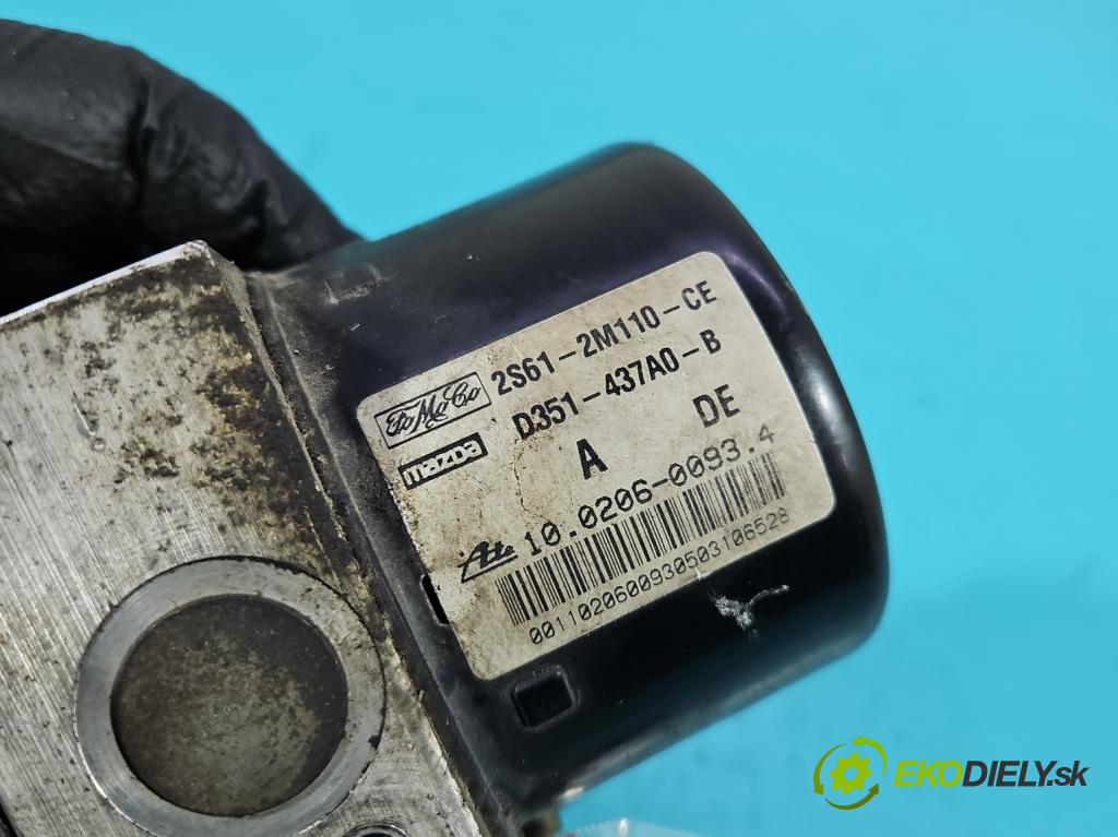Ford Fiesta Mk6 2002-2008 1.2 8v 69KM manual 51 kW 1242 cm3 5- čerpadlo abs 2S61-2M110-CE (Pumpa ABS)