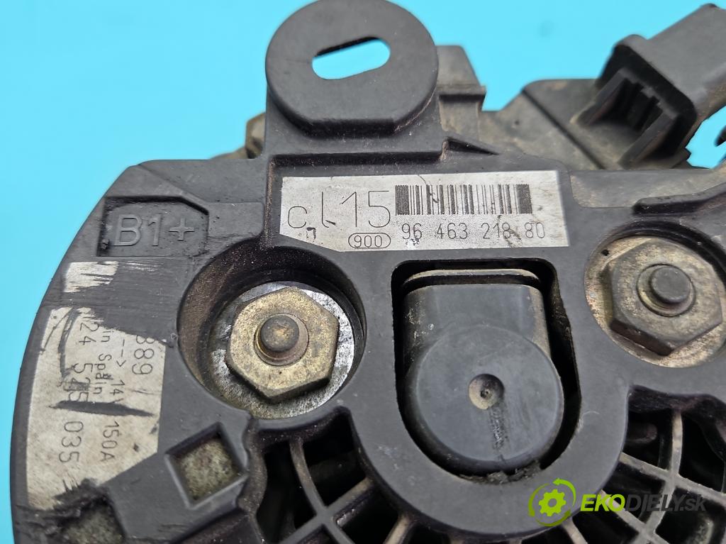 Peugeot 307 2.0 hdi 107 HP manual 79 kW 1997 cm3 5- Alternator 9646321880 (Alternátor)