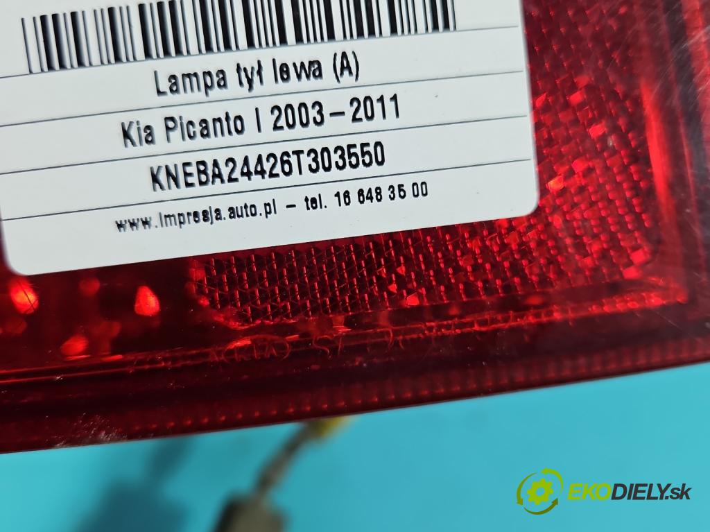 Kia Picanto I 2003-2011 1.0 8v 61 hp manual 45 kW 999 cm3 5- světlo zadní levé  (Klika dveří ostatní)