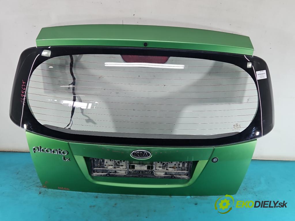 Kia Picanto I 2003-2011 1.0 8v 61 HP manual 45 kW 999 cm3 5- zadna kufor  (Kapota zadná (kufor))