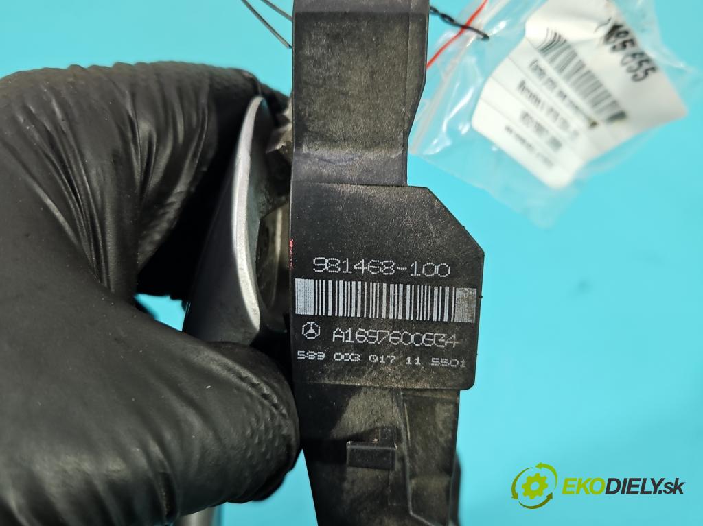 Mercedes A W169 2004-2012 2.0 CDI 109 HP automatic 80 kW 1992 cm3 5- rukoväť predné ľavé mimo: A1697600934 (Kľučka dverí vonkajšia predná ľavá)