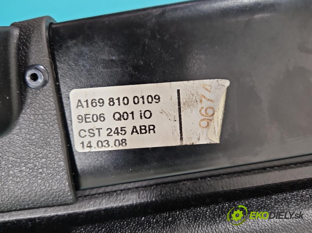 Mercedes A W169 2004-2012 2.0 CDI 109 HP automatic 80 kW 1992 cm3 5- roleta A1698100109 (Roleta kufra)