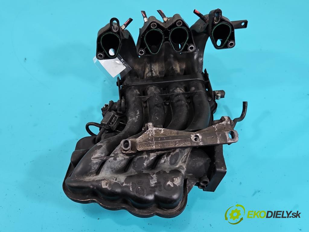 Vw Golf IV 1997-2003 1.6 SR 101 hp manual 74 kW 1595 cm3 5- potrubí sací 06A133205G (Sací potrubí)