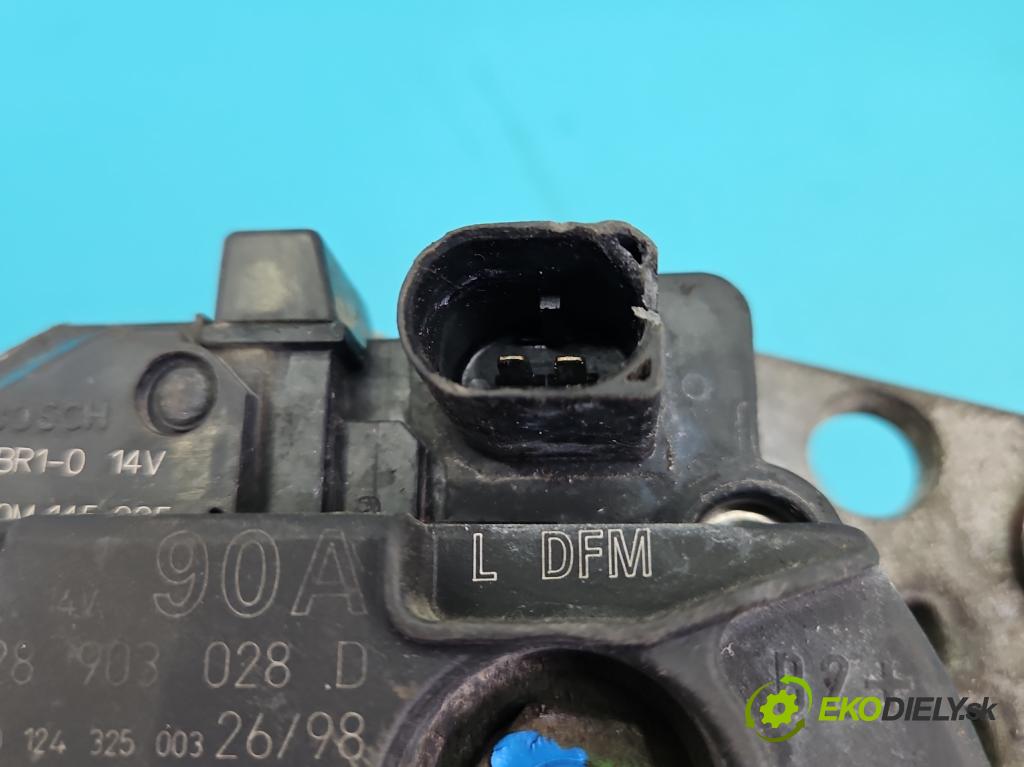 Vw Golf IV 1997-2003 1.6 SR 101 HP manual 74 kW 1595 cm3 5- Alternator 028903028D (Alternátor)