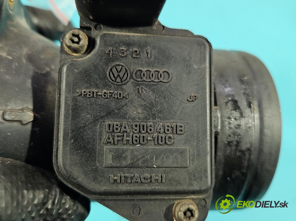 Vw Golf IV 1997-2003 1.6 SR 101 HP manual 74 kW 1595 cm3 5- průtokoměr: 06A906461B (Váha vzduchu)