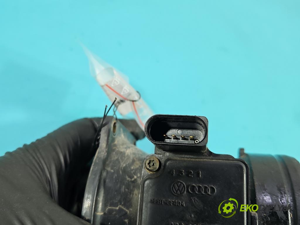 Vw Golf IV 1997-2003 1.6 SR 101 HP manual 74 kW 1595 cm3 5- průtokoměr: 06A906461B (Váha vzduchu)