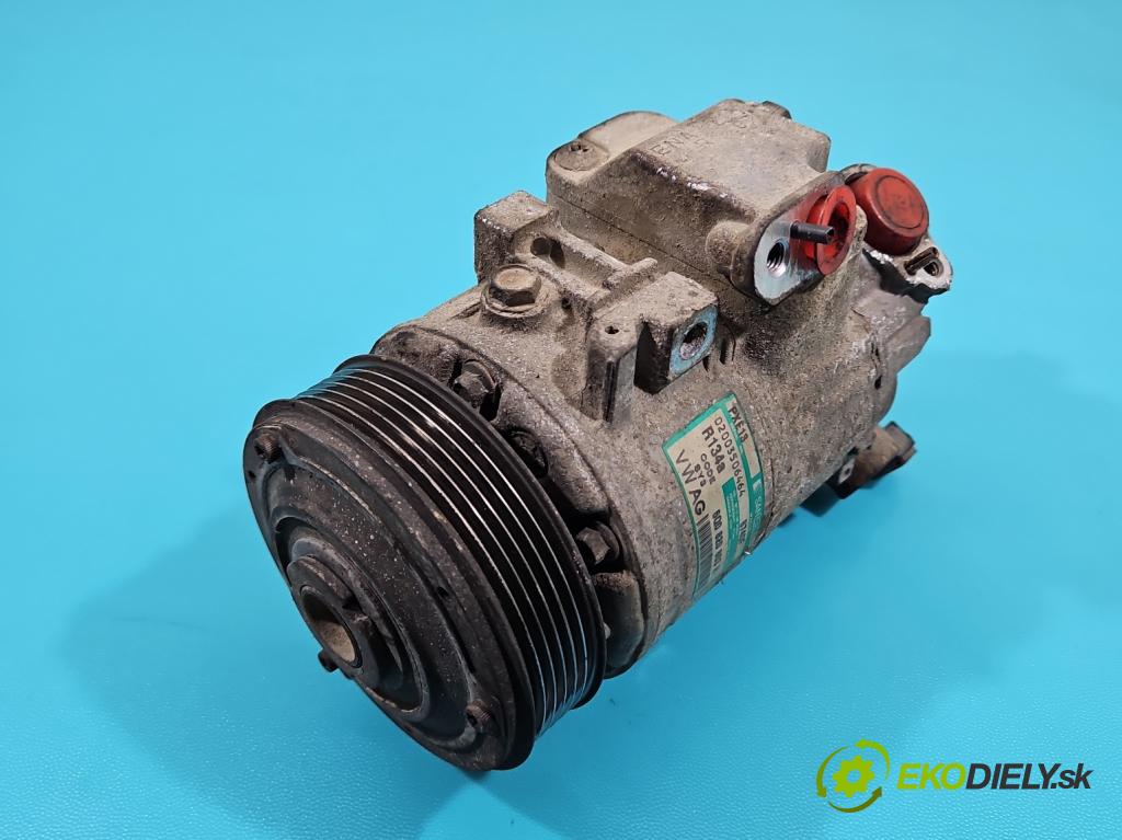 Skoda Fabia I 1999-2007 1.4 16v 75 HP manual 55 kW 1390 cm3 5- Kompresor: klimatizácie 6Q0820803H (Kompresor klimatizácie)