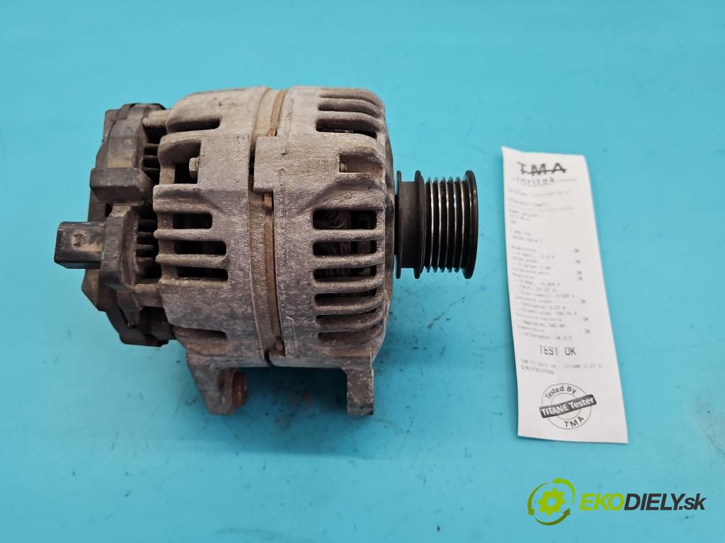 Skoda Fabia I 1999-2007 1.4 16v 75 HP manual 55 kW 1390 cm3 5- Alternator 037903025M (Alternátor)
