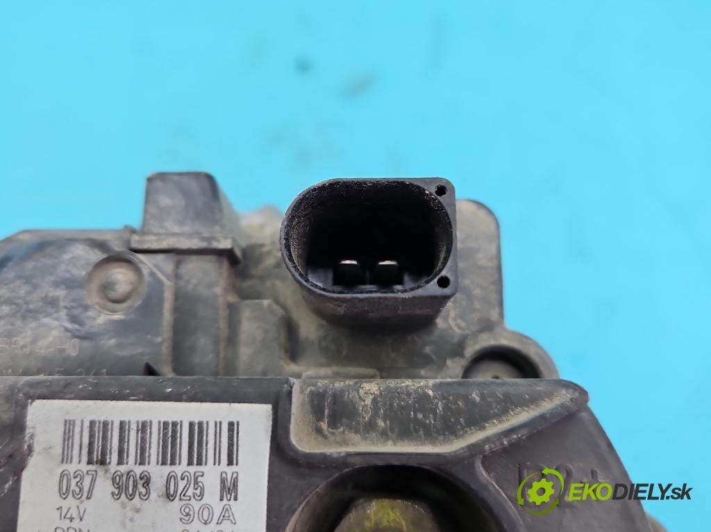 Skoda Fabia I 1999-2007 1.4 16v 75 HP manual 55 kW 1390 cm3 5- Alternator 037903025M (Alternátor)
