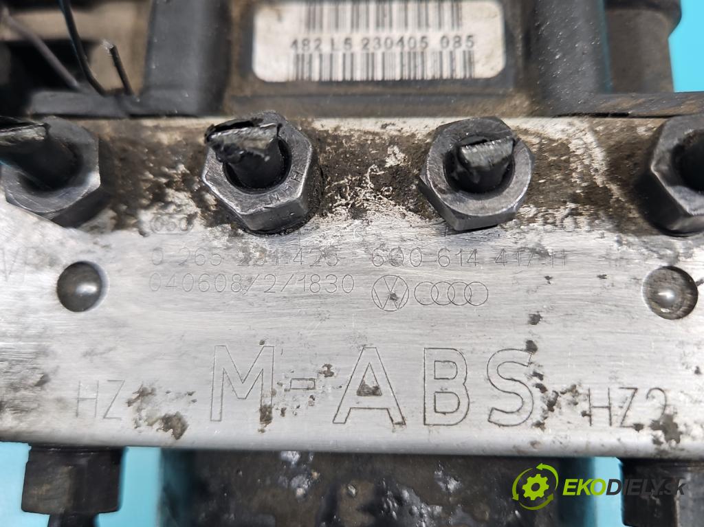 Skoda Fabia I 1999-2007 1.4 16v 75 hp manual 55 kW 1390 cm3 5- čerpadlo abs 0265800362 (Pumpa ABS)