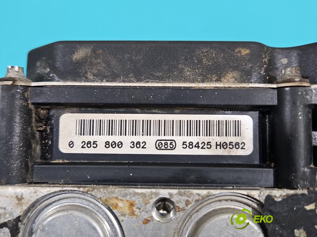 Skoda Fabia I 1999-2007 1.4 16v 75 hp manual 55 kW 1390 cm3 5- čerpadlo abs 0265800362 (Pumpa ABS)