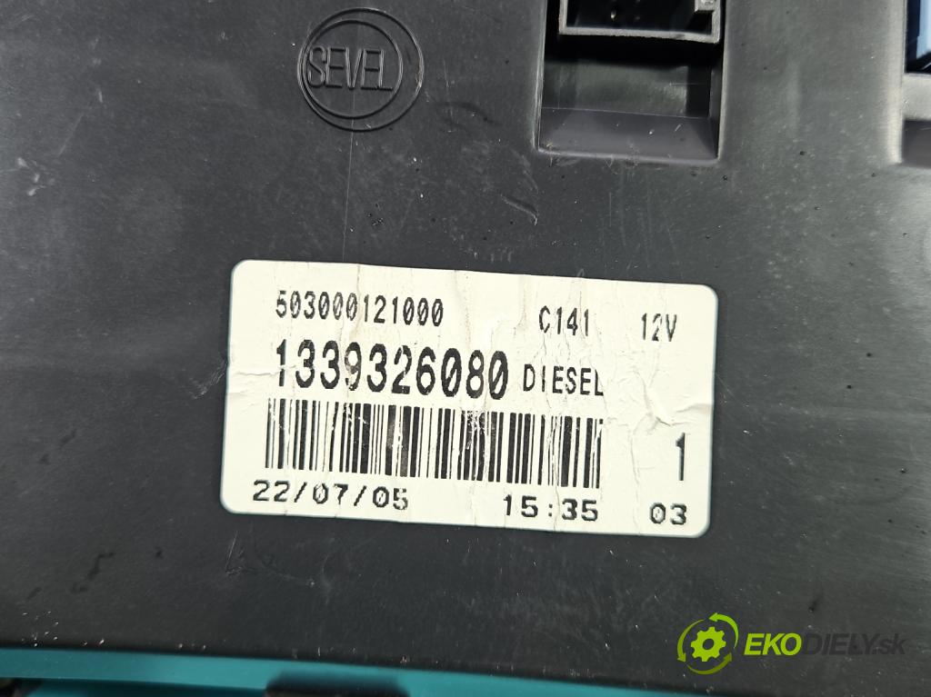 Fiat Ducato II 1994-2006 2.3 jtd 110 HP manual 81 kW 2286 cm3 4- prístrojovka/ budíky 1339326080 (Prístrojová doska)