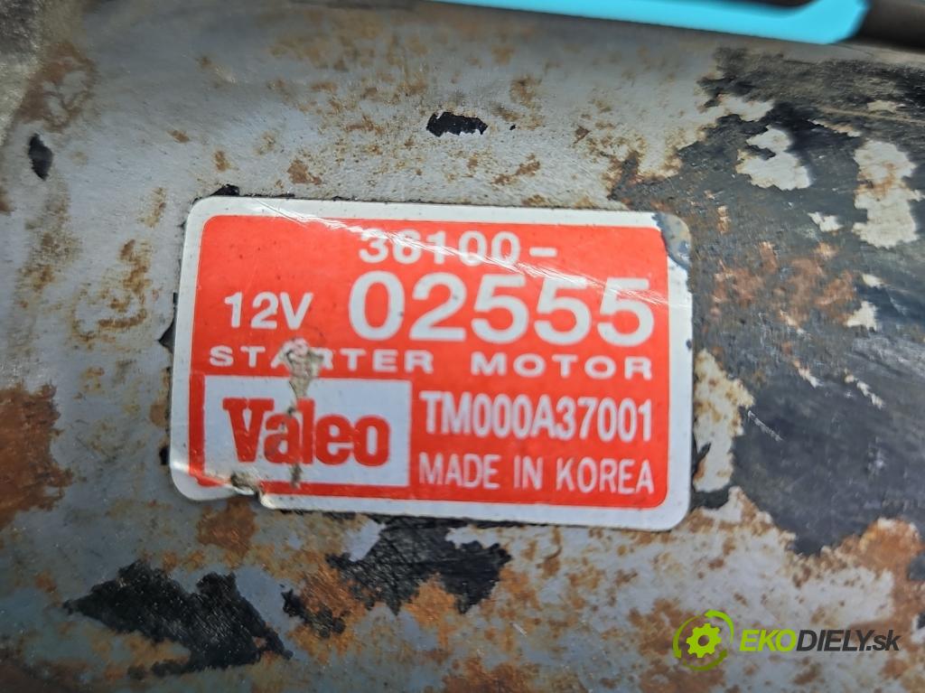 Kia Picanto I 2003-2011 1.0 8v 61 HP manual 45 kW 999 cm3 5- štartér 36100-02555 (Štartér)