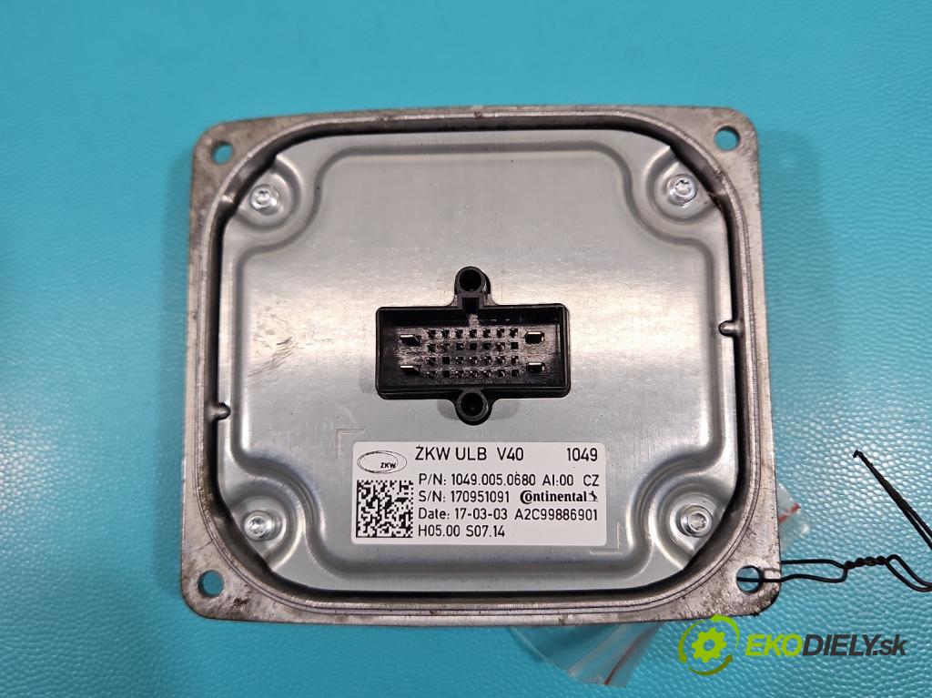 Volvo V40 II 2012-2019 2.0 D4 190 HP manual 140 kW 1969 cm3 5- střídač: xenon A2C99886901 (Riadiaca jednotka xenónu)