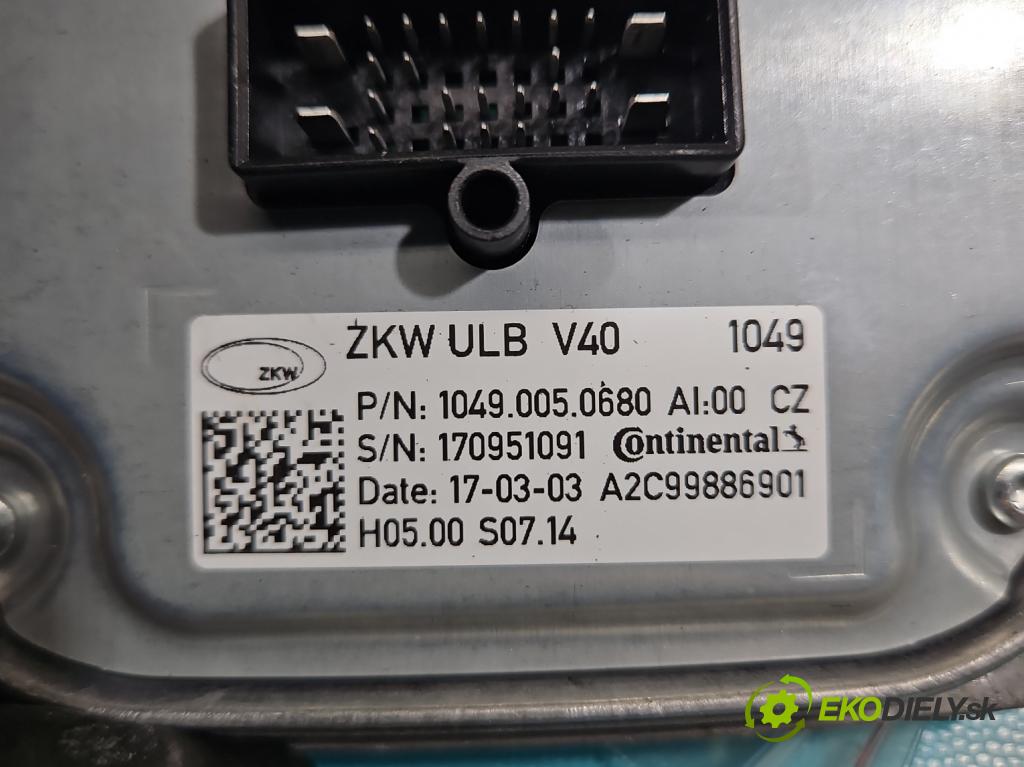 Volvo V40 II 2012-2019 2.0 D4 190 HP manual 140 kW 1969 cm3 5- střídač: xenon A2C99886901 (Riadiaca jednotka xenónu)
