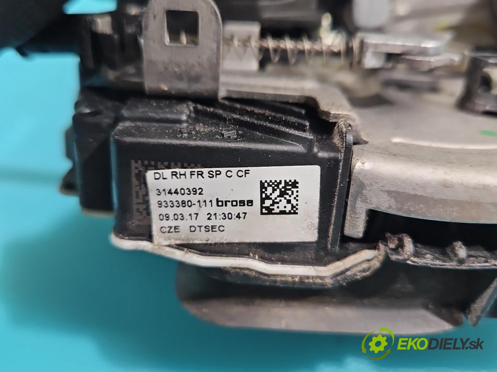 Volvo V40 II 2012-2019 2.0 D4 190 hp manual 140 kW 1969 cm3 5- zámek přední pravý 31440392