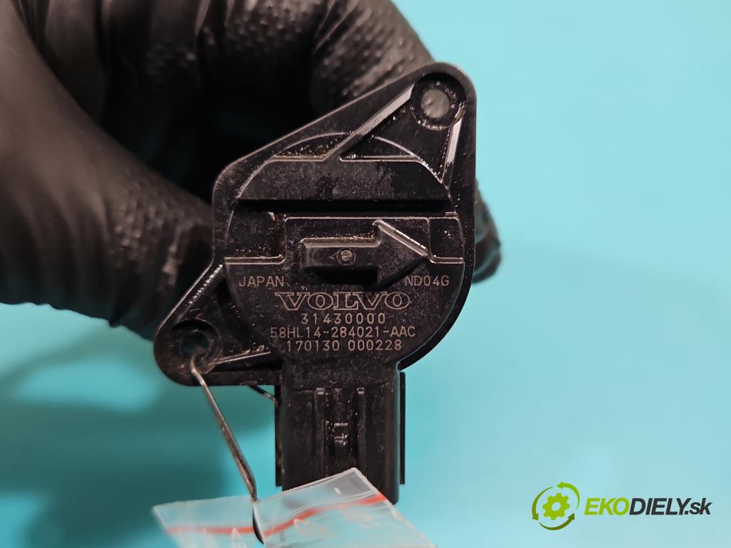 Volvo V40 II 2012-2019 2.0 D4 190 HP manual 140 kW 1969 cm3 5- průtokoměr: 31430000 (Váha vzduchu)