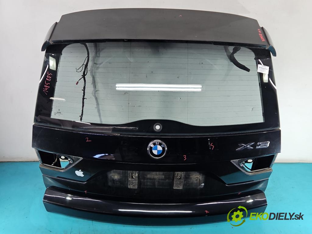 Bmw X3 E83 2003-2010 3.0d 218 hp automatic 160 kW 2993 cm3 5- zadní kufrové dveře  (Zadní kapota (kufr))