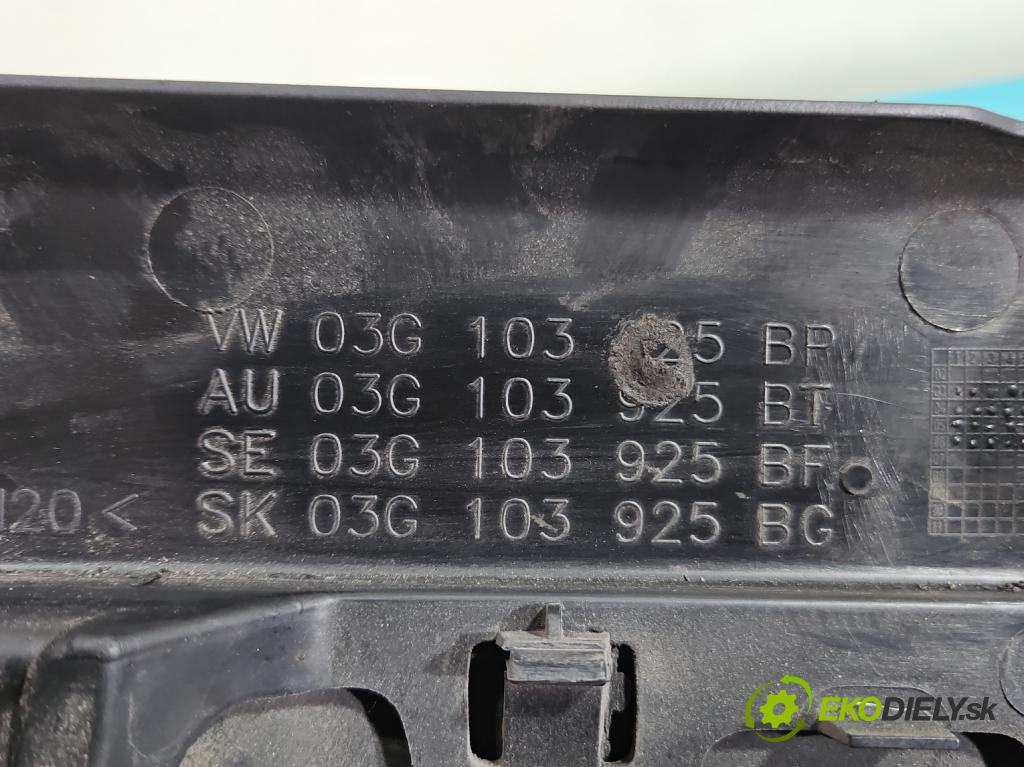 Skoda Octavia II 2004-2013 2.0 tdi 140 HP manual 103 kW 1968 cm3 5- kryt motora horní: 03G103925BG