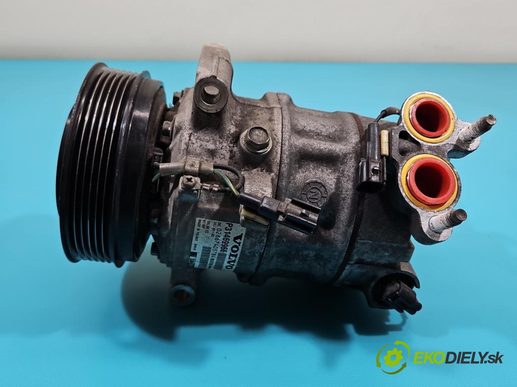 Volvo V40 II 2012-2019 2.0 D4 190 HP manual 140 kW 1969 cm3 5- Kompresor: klimatizácie 31469966 (Kompresor klimatizácie)