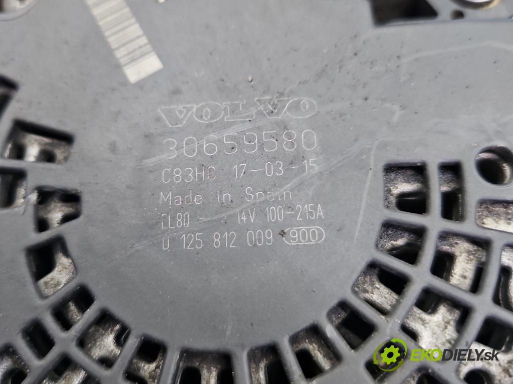 Volvo V40 II 2012-2019 2.0 D4 190 HP manual 140 kW 1969 cm3 5- Alternator 0125812009 (Alternátor)