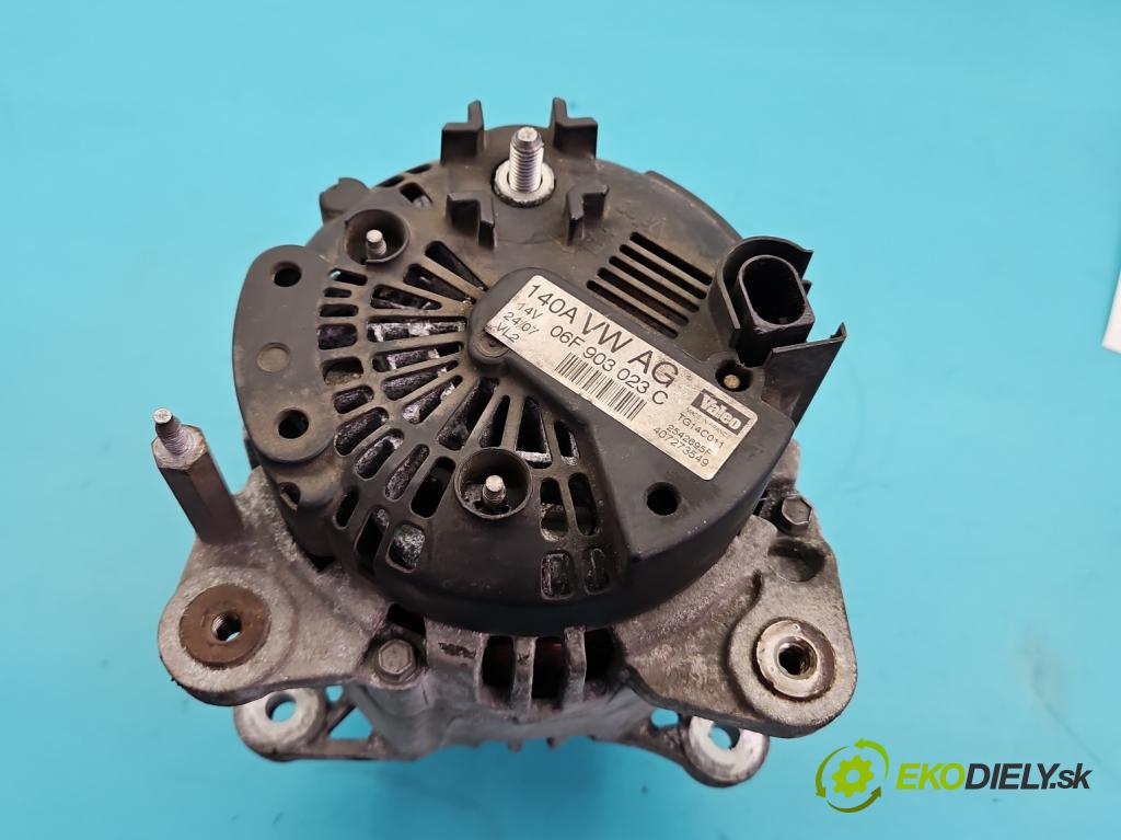 Seat Altea 1.6 SR XL 102 HP manual 75 kW 1595 cm3 5- Alternator 06F903023C (Alternátor)
