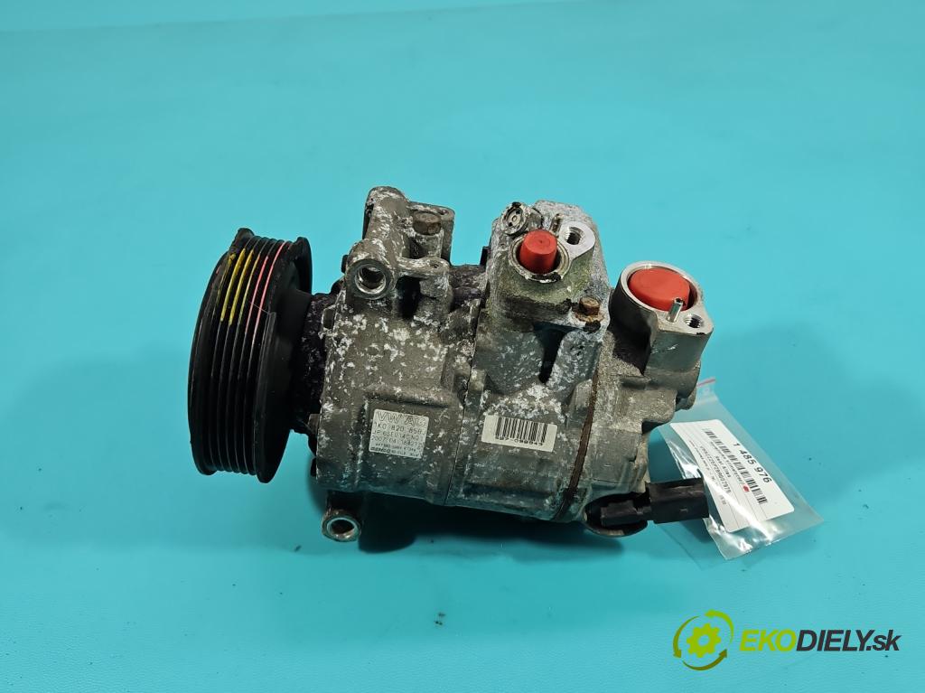 Seat Altea 1.6 SR XL 102 HP manual 75 kW 1595 cm3 5- Kompresor: klimatizácie 1K0820859J (Kompresor klimatizácie)