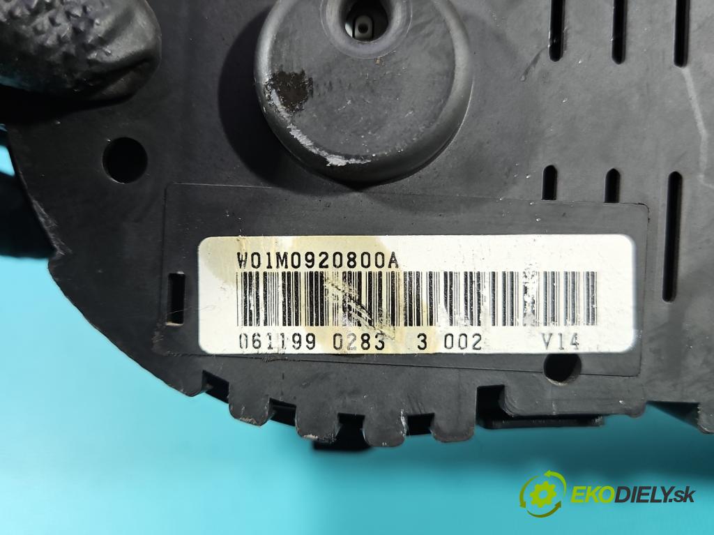 Seat Leon I 1999-2005 1.8 20v 125 HP manual 92 kW 1781 cm3 5- prístrojovka/ budíky W01M0920800A (Prístrojová doska)