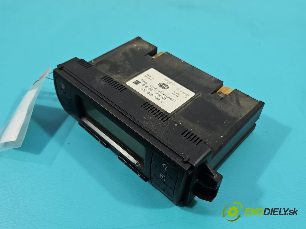 Seat Leon I 1999-2005 1.8 20v 125 HP manual 92 kW 1781 cm3 5- panel kúrenia 5HB007978-01