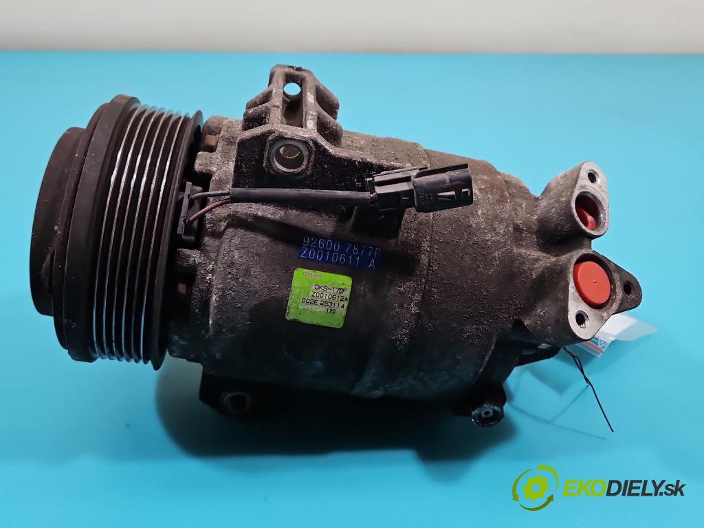 Renault Koleos I 2008-2016 2.0 dci 150 HP manual 110 kW 1995 cm3 5- Kompresor: klimatizácie 926007877R (Kompresor klimatizácie)