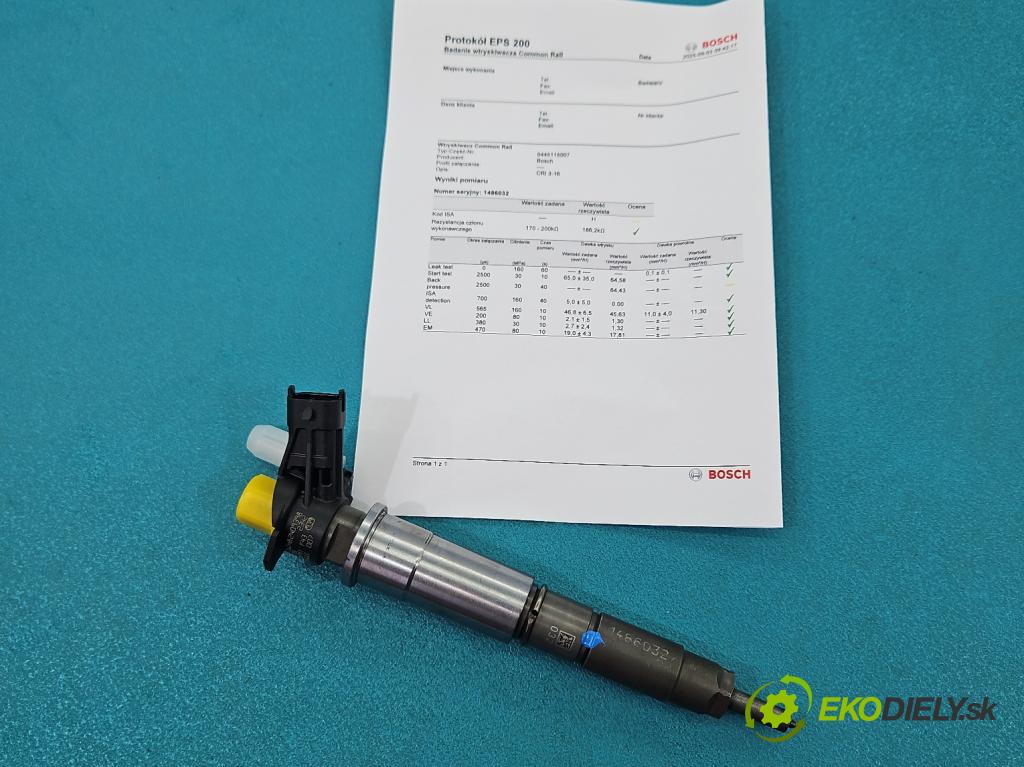 Renault Koleos I 2008-2016 2.0 dci 150 HP manual 110 kW 1995 cm3 5- vstrek 0445115007 (Vstrekovač paliva)