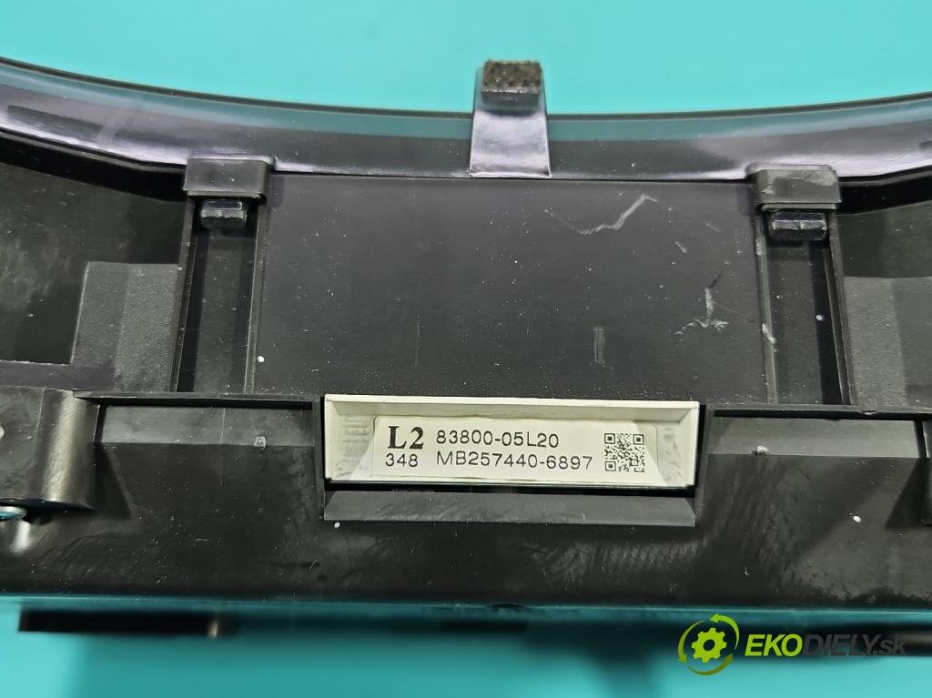 Toyota Avensis III T27 2009-2018 2.0 16v 152KM manual 112 kW 1987 cm3 5- prístrojovka/ budíky 83800-05L20 (Prístrojová doska)