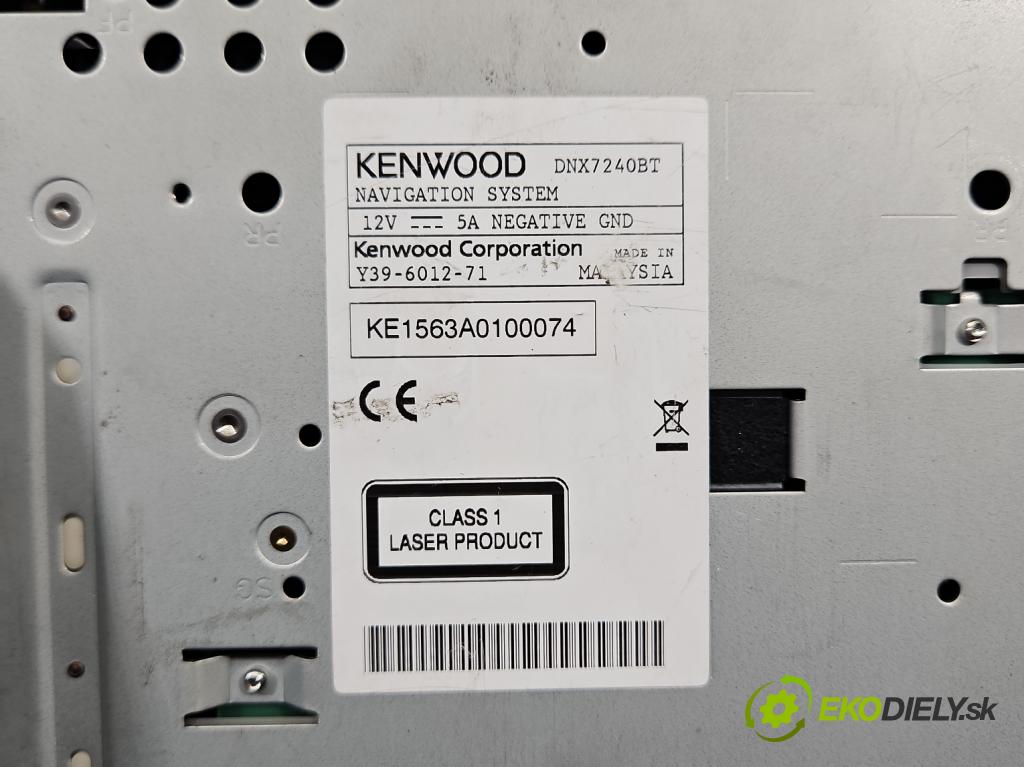 Toyota Avensis III T27 2009-2018 2.0 16v 152KM manual 112 kW 1987 cm3 5- Radio KENWOOD