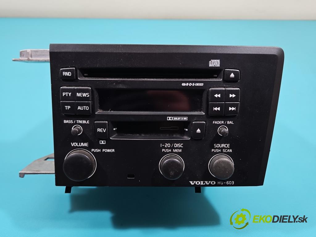 Volvo V70 II 1999-2007 2.4 20v 140 HP manual 103 kW 2435 cm3 5- Radio originál 30657637