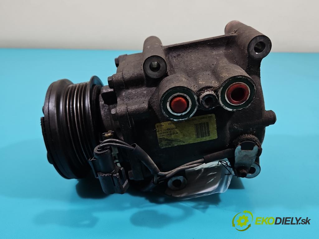 Ford Fiesta Mk6 2002-2008 1.2 8v 69KM manual 51 kW 1242 cm3 5- Kompresor: klimatizácie YS4H-19D629-AB (Kompresor klimatizácie)