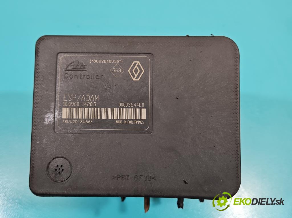 Renault Laguna II 2001-2007 1.6 16V 107 HP manual 79 kW 1598 cm3 5- čerpadlo abs 8200183452B (Pumpa ABS)