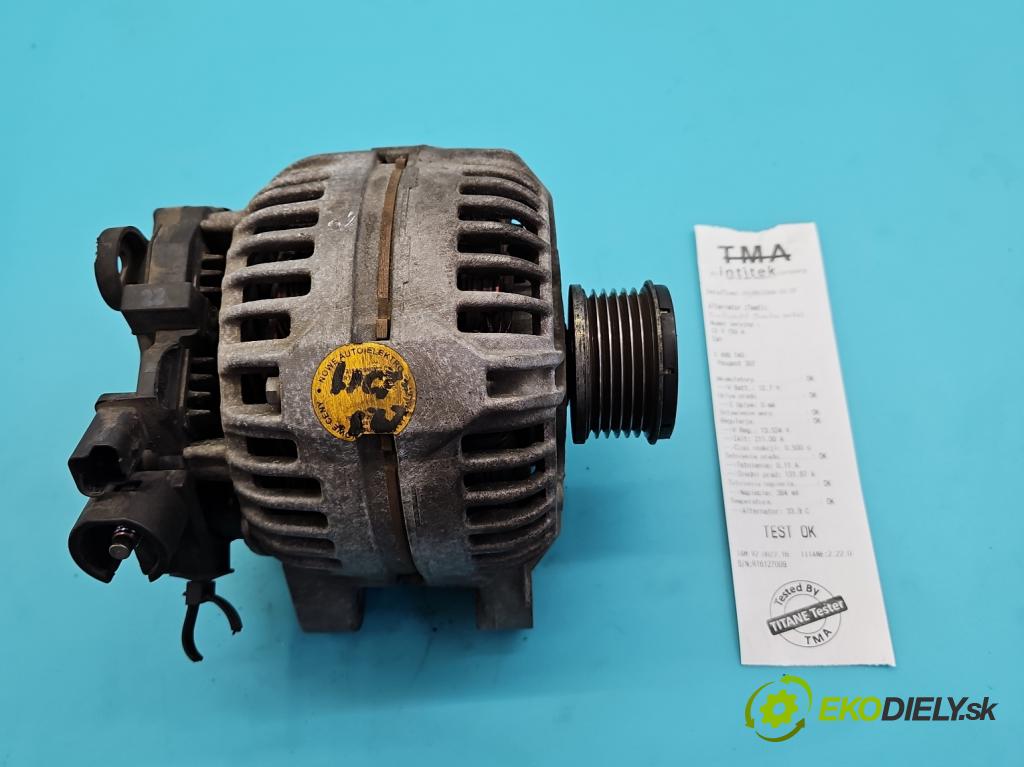 Peugeot 307 2.0 HDI 107 HP manual 79 kW 1997 cm3 5- Alternator 9646321880 (Alternátor)