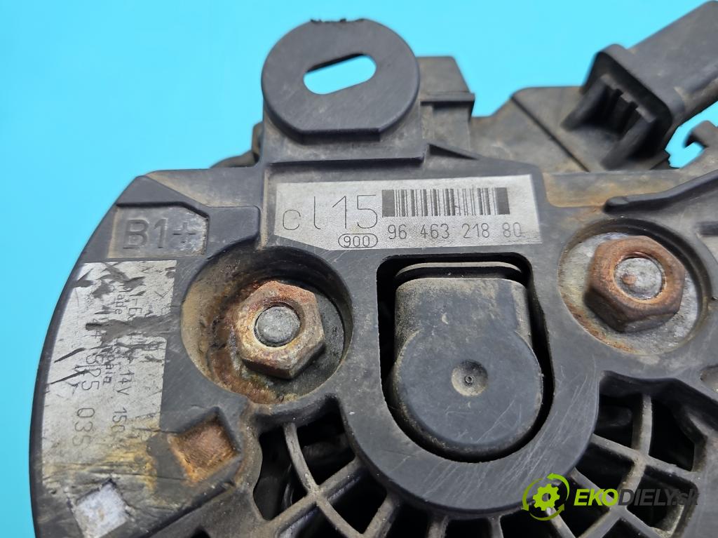 Peugeot 307 2.0 HDI 107 HP manual 79 kW 1997 cm3 5- Alternator 9646321880 (Alternátor)